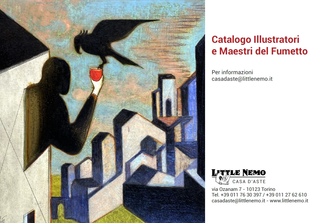 Cedolista Illustrazioni e Tavole Originali Maestri del Fumetto