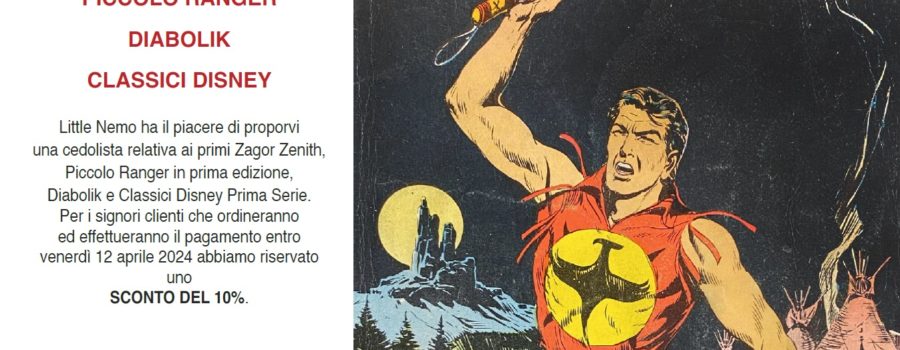 Cedolista Fumetti Aprile 2024